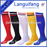 Quality nylon football socks, adult size football socks, China socks manufacture