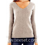 Women v neck sweater
