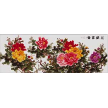 潍坊兴达十字绣制布厂-八花九蕾十字绣 