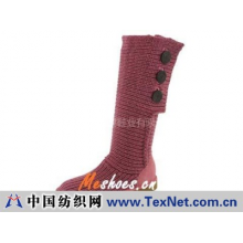广州天行健鞋业有限公司 -羊毛编织精美毛线靴--供应网