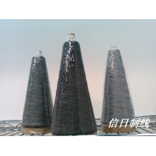 绍兴信日制线有限公司-烧毛丝光花灰纱