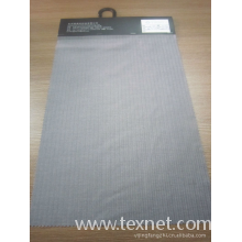 杭州铱晶纺织品有限公司-11-099 T/R纬弹条子女士休闲服装面料