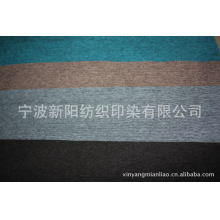 宁波市鄞州雅正布业有限公司-供应CVC大循环花灰彩条汗布