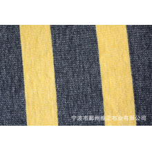 宁波市鄞州雅正布业有限公司-供应彩条大循环牛仔风格毛圈布
