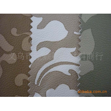 义乌市圣顺箱包材料商行-生产供应pvc印花皮革 手提带革箱包人造革