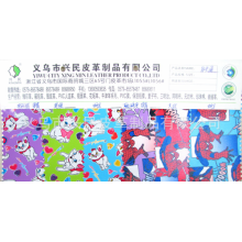 义乌市兴民皮革制品有限公司-厂家直销PVC合成革 印花革 转印革 纺织皮革