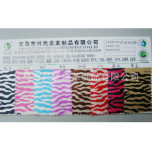 义乌市兴民皮革制品有限公司-供应印花色丁 弹力色丁 色丁布  印花革 色丁革 色丁印斑马纹