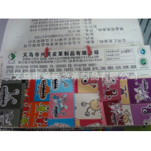 义乌市兴民皮革制品有限公司-pvc印花面料 人造革 箱包革 皮革 印外星宝贝
