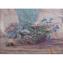 桐乡市大麻煜华布艺织造厂-50CM*70CM  AF-092花篮涤棉提花枕套面料