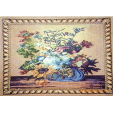 桐乡市大麻煜华布艺织造厂-024咖啡花瓶涤棉提花枕套面料50CM*70CM