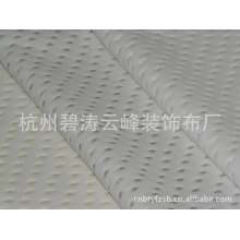 杭州碧涛云峰装饰布厂-全涤 竹炭 芦荟针织面料床垫面料乳胶床专用面料 提花针织床垫布