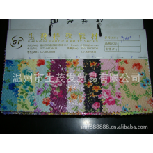 温州市生茂发贸易有限公司-蛇纹玫瑰花超纤布-蛇纹玫瑰花麂皮绒-圆形玫瑰花超纤布-9188#