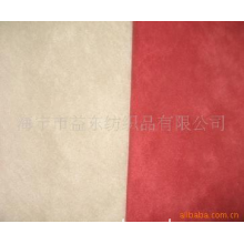 海宁市益东纺织品有限公司-供应经编麂皮绒(图)，烫金麂皮绒