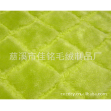 慈溪市佳铭毛绒制品厂-供应专业生产供应绿色经编割圈绒（印花）