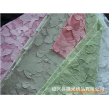 绍兴县隆光绣品有限公司-供应时尚女装面料，全棉烧空印花布，巴厘纱打孔印花布