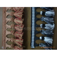 绍兴县麦卡米纺织品有限公司-供应窗帘 床罩花边 流苏穗 （图）