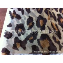 绍兴县香纺轩纺织品有限公司-雪纺印花 新款豹纹印花，有现货 可来样定做