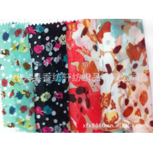 绍兴县香纺轩纺织品有限公司-雪纺小碎花印花，现货，可定做