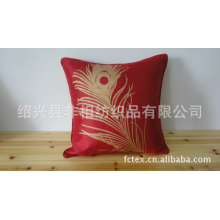绍兴县非相纺织品有限公司-l厂家直销 供应各种规格的 红色烫金压胶抱枕