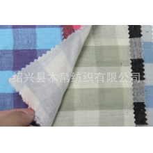 绍兴县木帛纺织有限公司-现货供应双棉双层色织布