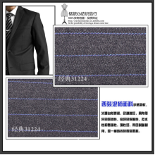 绍兴县网上轻纺城铭依心纺织品行-环保面料 定做 专业生产 各种条纹 正装西装面料 热销服饰布料