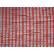 绍兴县横越纺织品有限公司-针织涤纶弹力彩条面料