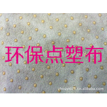 绍兴县网上轻纺城周兴国纺织品商行-专业生产环保型点塑布 滴塑防滑布 环保通过SGS检测符合欧美标准