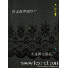 绍兴县柯桥杰龙窗帘加工店-裙子布，裤子布菠萝麻植绒定位花，1057