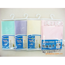 义乌市蝶姿家居用品厂-供应雅致素色涤纶色丁百分百防水浴帘