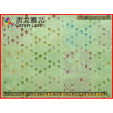 绍兴县柯桥杰龙窗帘加工店-低密度2mm圆圈菱形冲孔激光冲孔