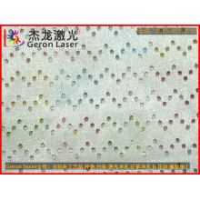 绍兴县柯桥杰龙窗帘加工店-波浪型满布冲孔激光雕刻加工，专业激光加工