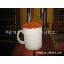 苍南县龙港联正注塑制品加工厂-磨砂杯盖，塑料盖子，广告杯盖，玻璃杯盖，花边盖