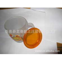 苍南县龙港联正注塑制品加工厂-各种颜色颜料盖，磨砂杯盖，勺子盖，大马克杯盖，广告杯盖