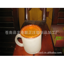 苍南县龙港联正注塑制品加工厂-玻璃磨砂杯盖，塑料盖子，广告杯盖，玻璃杯盖，花边盖