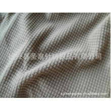 绍兴圣泉针纺织品有限公司-抽条摇粒绒低弹150D/144F