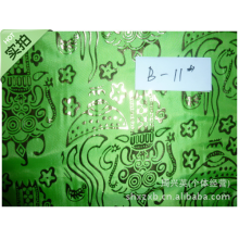绍兴县网上轻纺城永智纺织商行-190*210涤丝纺环保点塑防滑滴塑烫金面料