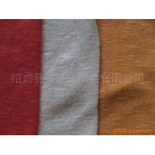 绍兴县贝达纺织品有限公司-供应人棉竹节+涤蛀虫纱双面布