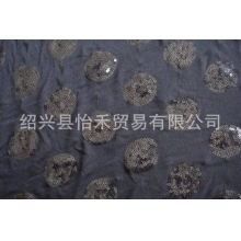 绍兴县怡禾贸易有限公司-厂家直销针织钉珠绣花布