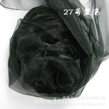 嘉善万昌纺织品有限公司-1.5m宽幅雪纱 黑色 装饰水晶纱 楼梯椅背扶手纱 婚庆用品布料面料