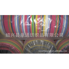 绍兴县单通纺织品有限公司-现货供应TC帆布条子类印花