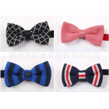 嵊州市红金来服饰有限公司-厂家供应淘宝热买各种提花领结，针织领结