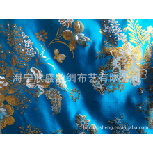 海宁欣盛丝绸布艺有限公司-供应加工金银丝织锦缎提花面料/布料/提花布-102