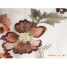 绍兴忠朋纺织品有限公司-平绣绣花布