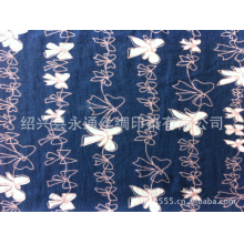 绍兴县永通丝绸印染有限公司-针织全棉单面双面40S+20D平网印花布