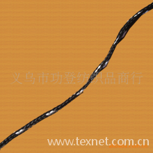 义乌市功登纺织品商行-【低价批发】扁形黑白点pp绳