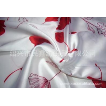 绍兴市民鑫纺织品有限公司-供应弹力色丁印花，弹力色丁