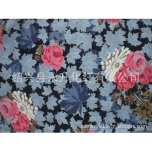 绍兴县永升化纤有限公司-人棉斜纹印花布3024