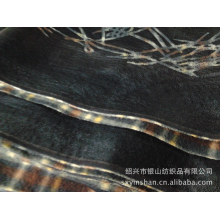 绍兴市银山纺织品有限公司-新款麂皮绒烫金复合面料 秋冬爆款现货供应