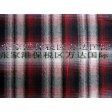 张家港保税区万达国际贸易有限公司-斜纹格子呢 