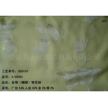 德清县金丝源纺织品有限公司-金银修花绡面料 